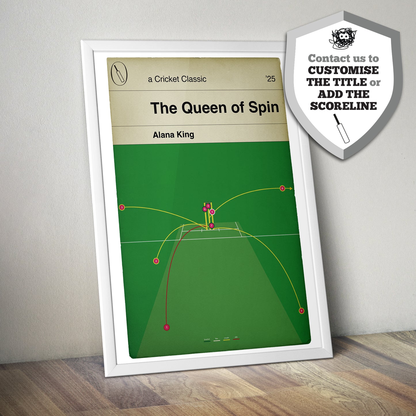 Alana King - 9 Wickets v England - Ashes 2025 - Day Night Test Match - Gift for Australia Cricket Fan