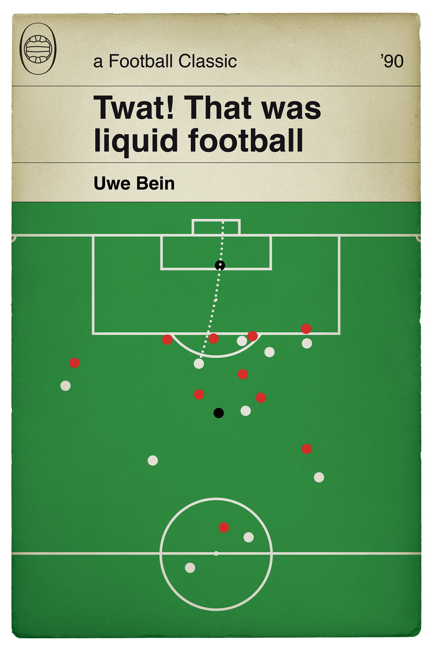 Goal Commentary Poster - Liquid Football - Soccer Gift - Television Comedy Series Poster - Unofficial Illustrated Print - Football Gift - Various Sizes