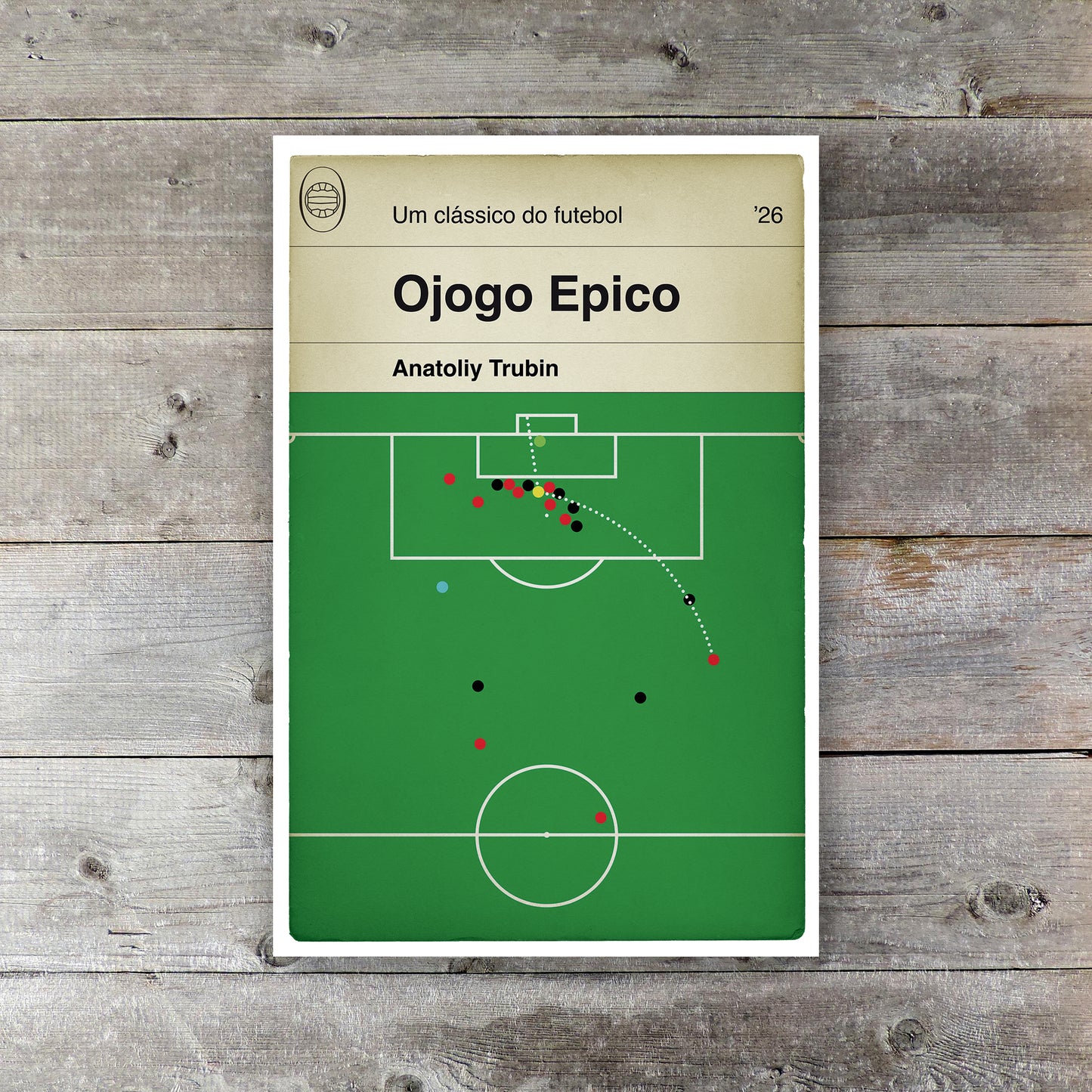 Benfica 4 Real Madrid 2 - Anatoliy Trubin Goal Poster - Goalkeeper Scores - UCL 2026