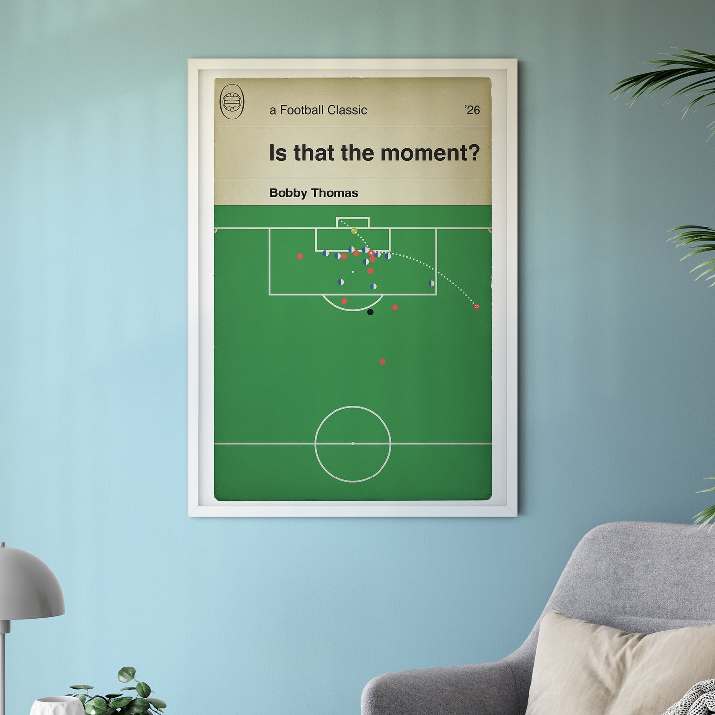 Bobby Thomas Goal v Blackburn Rovers - Coventry City Promoted - Football Book Cover Poster