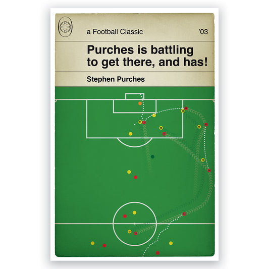 Stephen Purches Goal - Bournemouth 5 Lincoln City 2 - 2003 Third Division play-off final - Football Goal Poster - Wall Decor (Various Sizes)