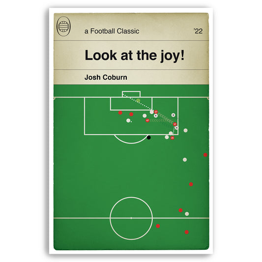 Middlesbrough winner v Tottenham Hotspur - Josh Coburn Goal - FA Cup Fifth Round 2022 - Book Cover Poster - Football Gift (Various Sizes)