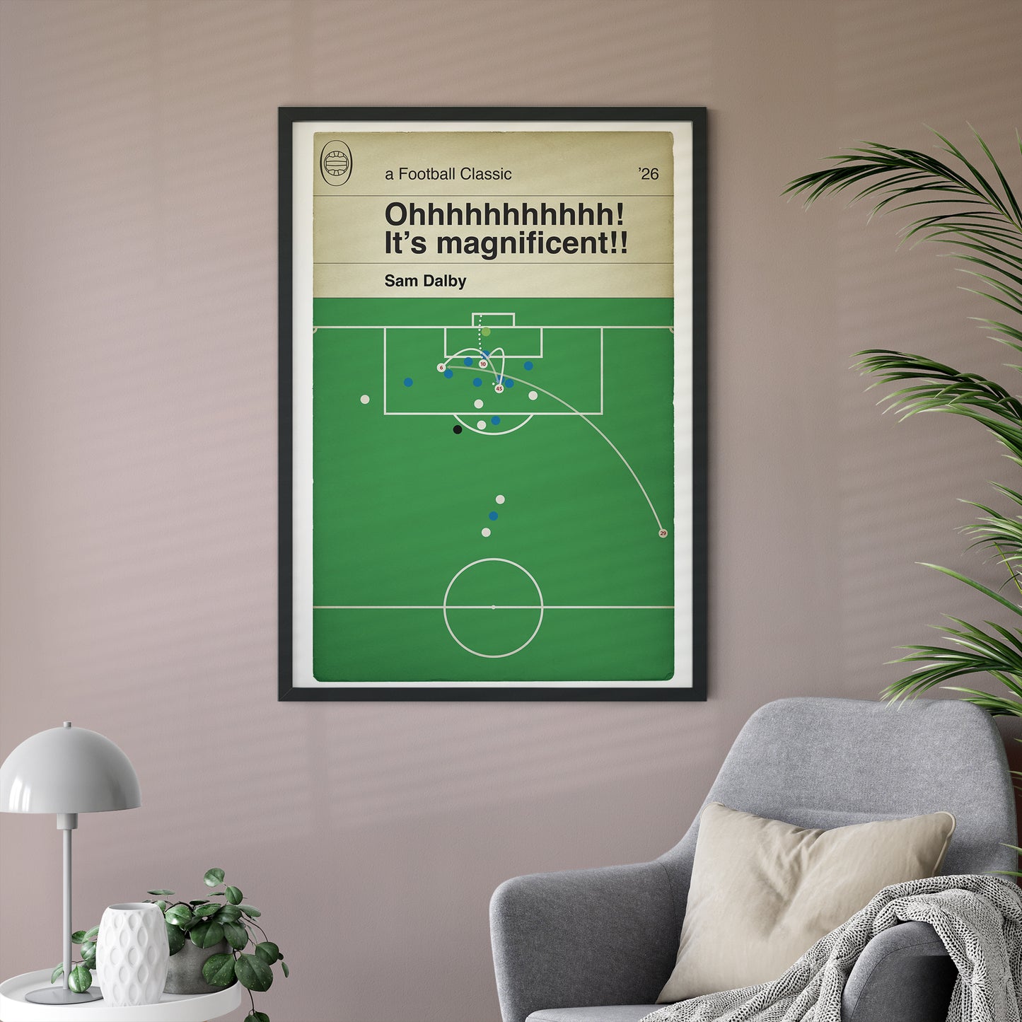 Sam Dalby Goal Poster - Bolton Wanderers 4 Stockport County 1 - Play-Off Final 2026