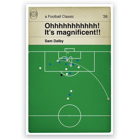 Sam Dalby Goal Poster - Bolton Wanderers 4 Stockport County 1 - Play-Off Final 2026