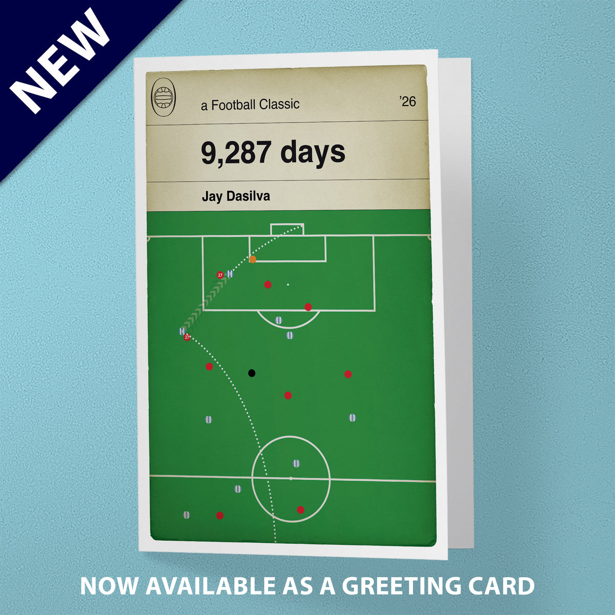 Jay Dasilva Winner - Nottingham Forest 0 Coventry City 1 - Sky Blues first top flight win in 9,287 days - Football Book Cover Goal Poster