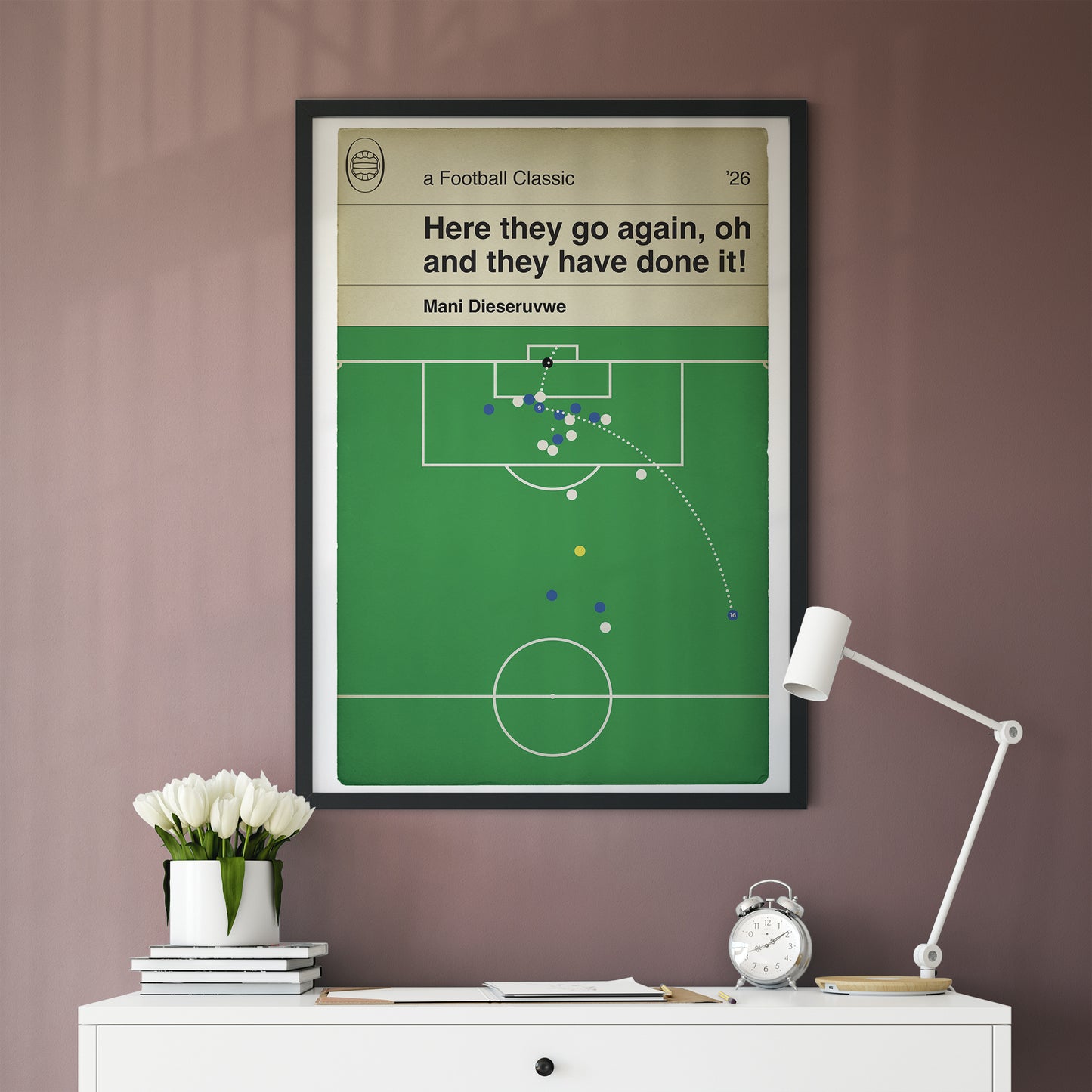 Mani Dieseruvwe Goal Print: Rochdale National League Promotion Play Off Final