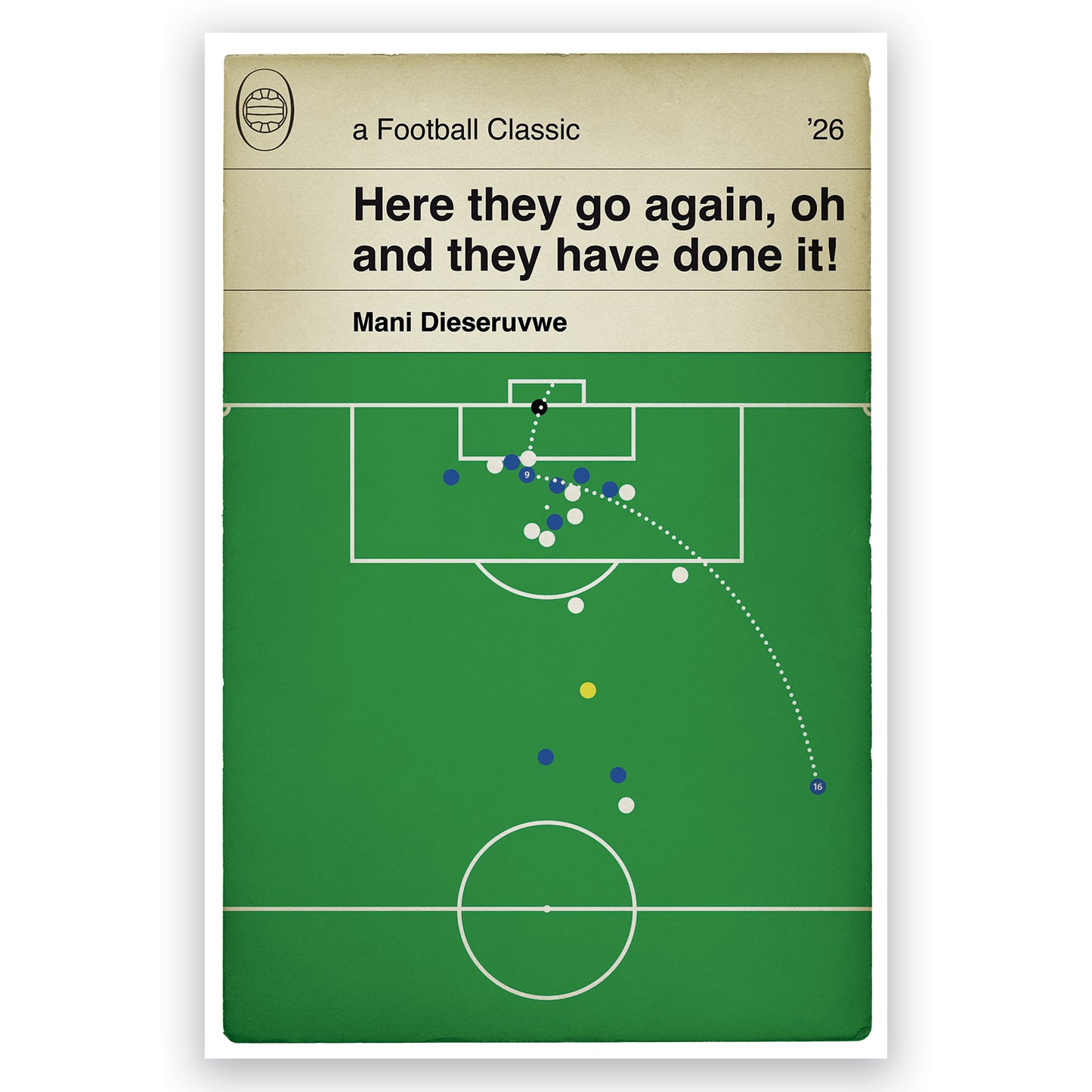 Mani Dieseruvwe Goal Print: Rochdale National League Promotion Play Off Final