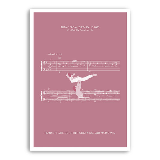 Movie Classics Poster - Dirty Dancing - (I've Had) The Time of My Life by Franke Previte, John DeNicola and Donald Markowitz (Various Sizes)
