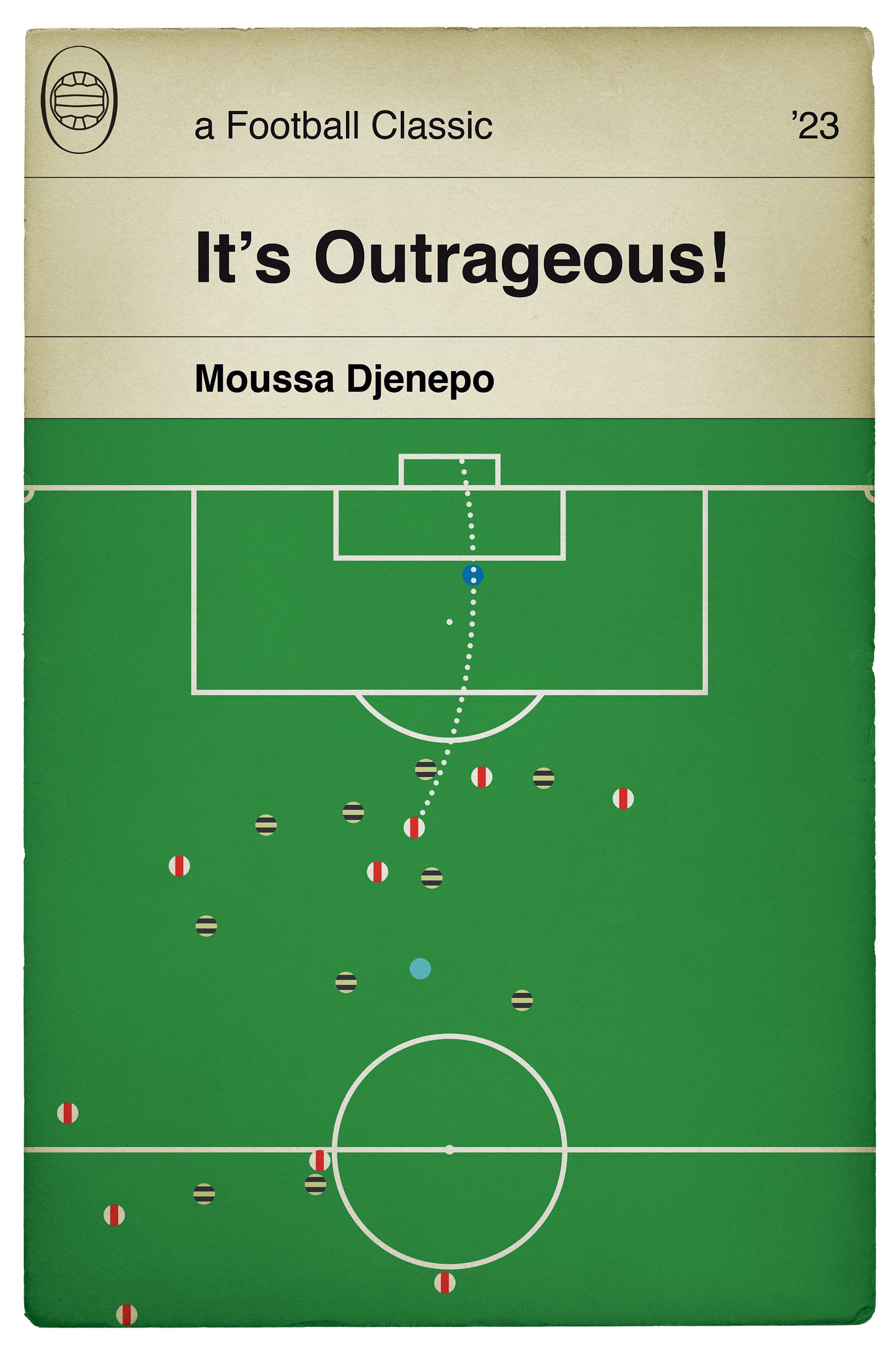 Southampton 2 Manchester City 0 - Moussa Djenepo Goal for Saints - League Cup Quarter Final 2023 - Book Cover Poster - Various Sizes