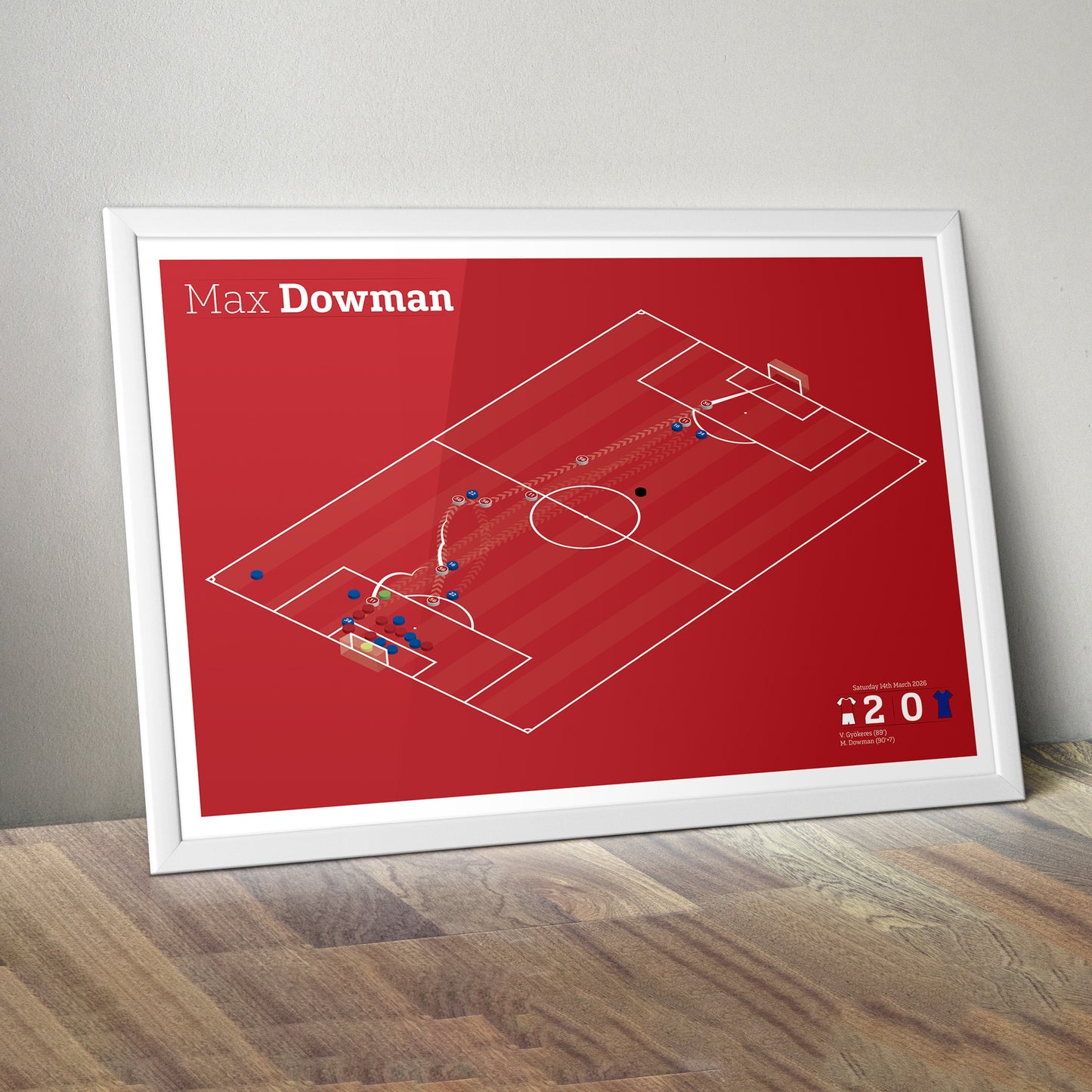 Max Dowman First Goal - Arsenal 2 Everton 0 - Isometric Football Design
