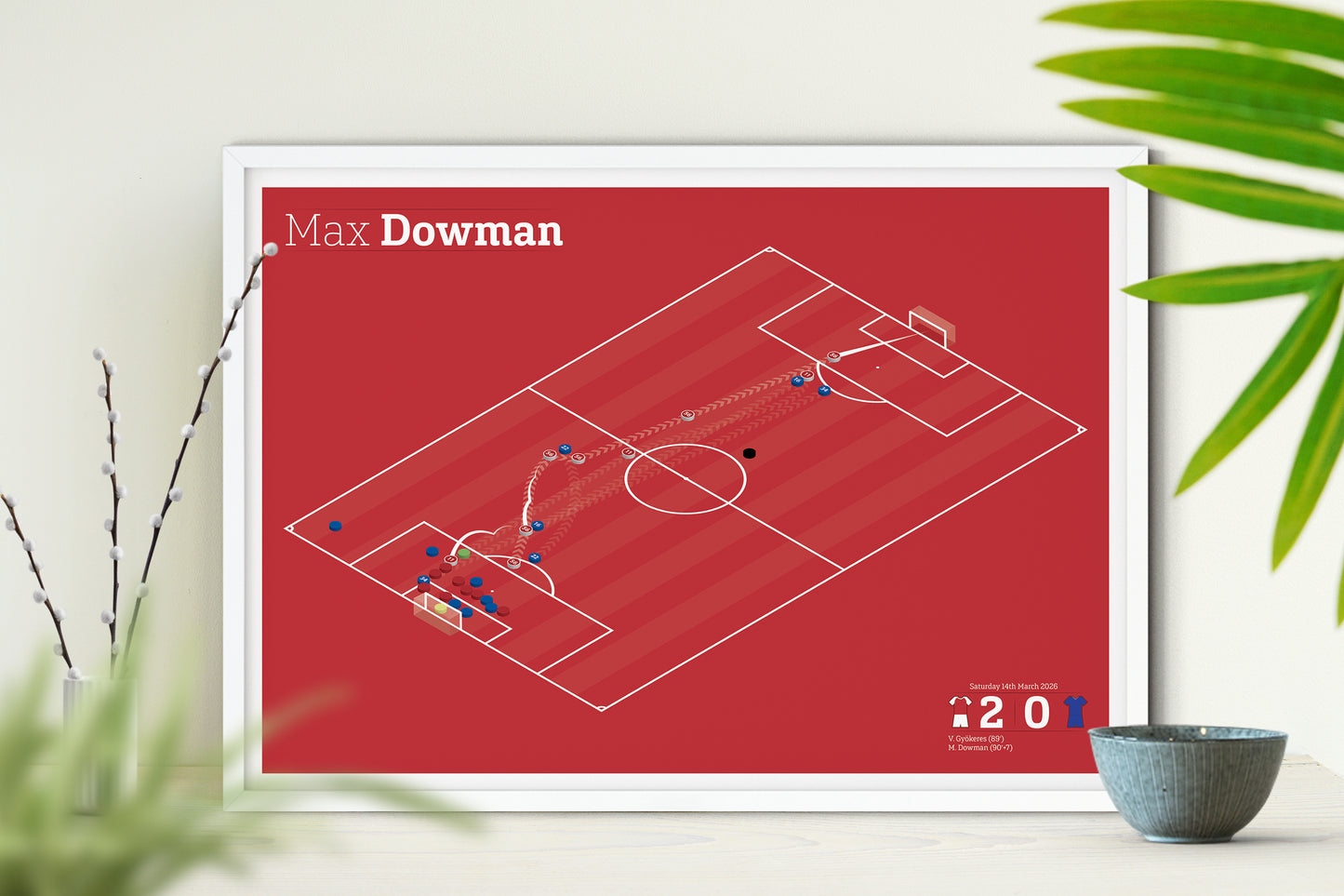 Max Dowman First Goal - Arsenal 2 Everton 0 - Isometric Football Design
