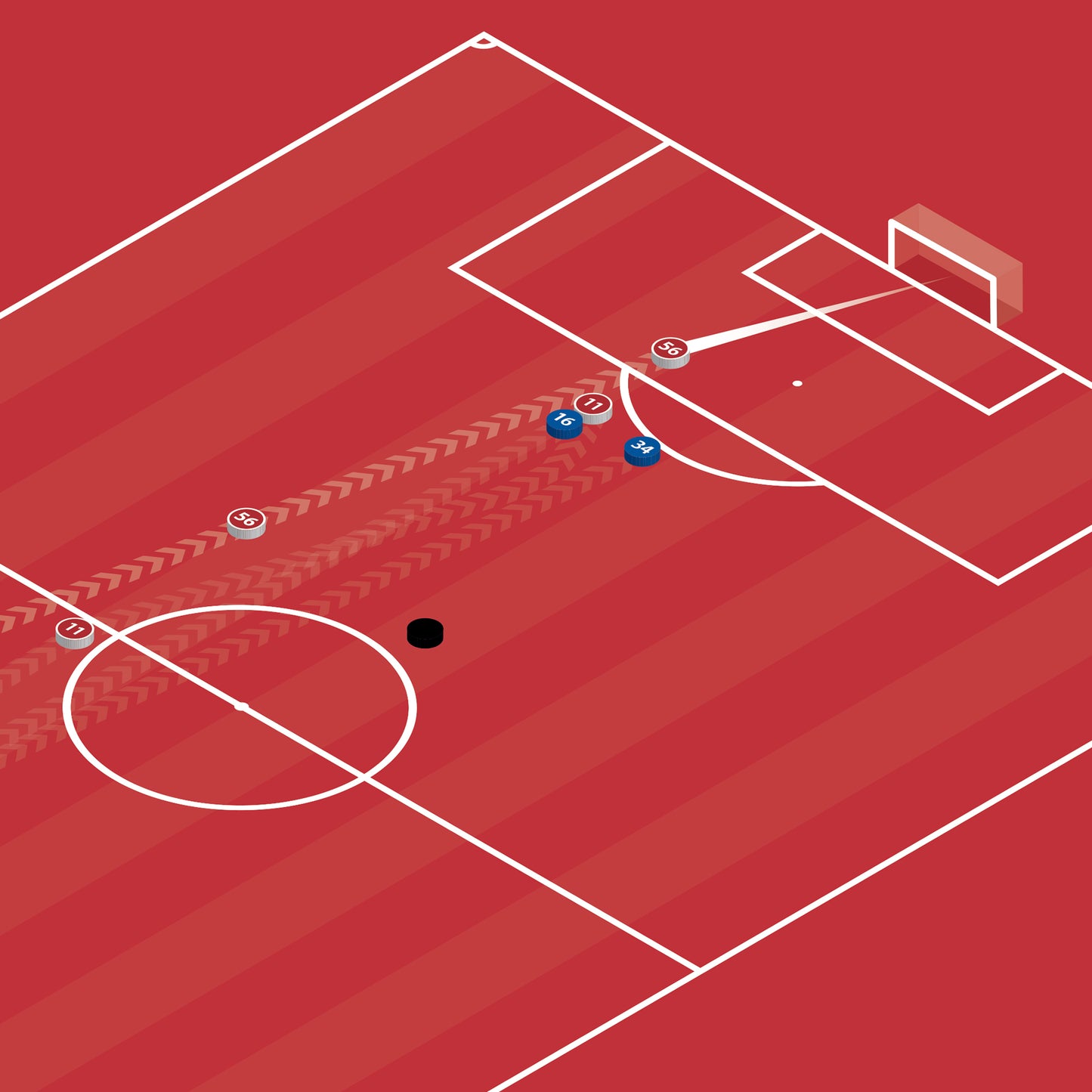 Max Dowman First Goal - Arsenal 2 Everton 0 - Isometric Football Design