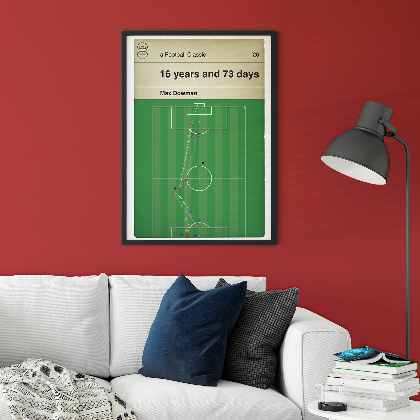 Max Dowman First Premier League Goal - Arsenal 2 Everton 0 - Football Poster Art