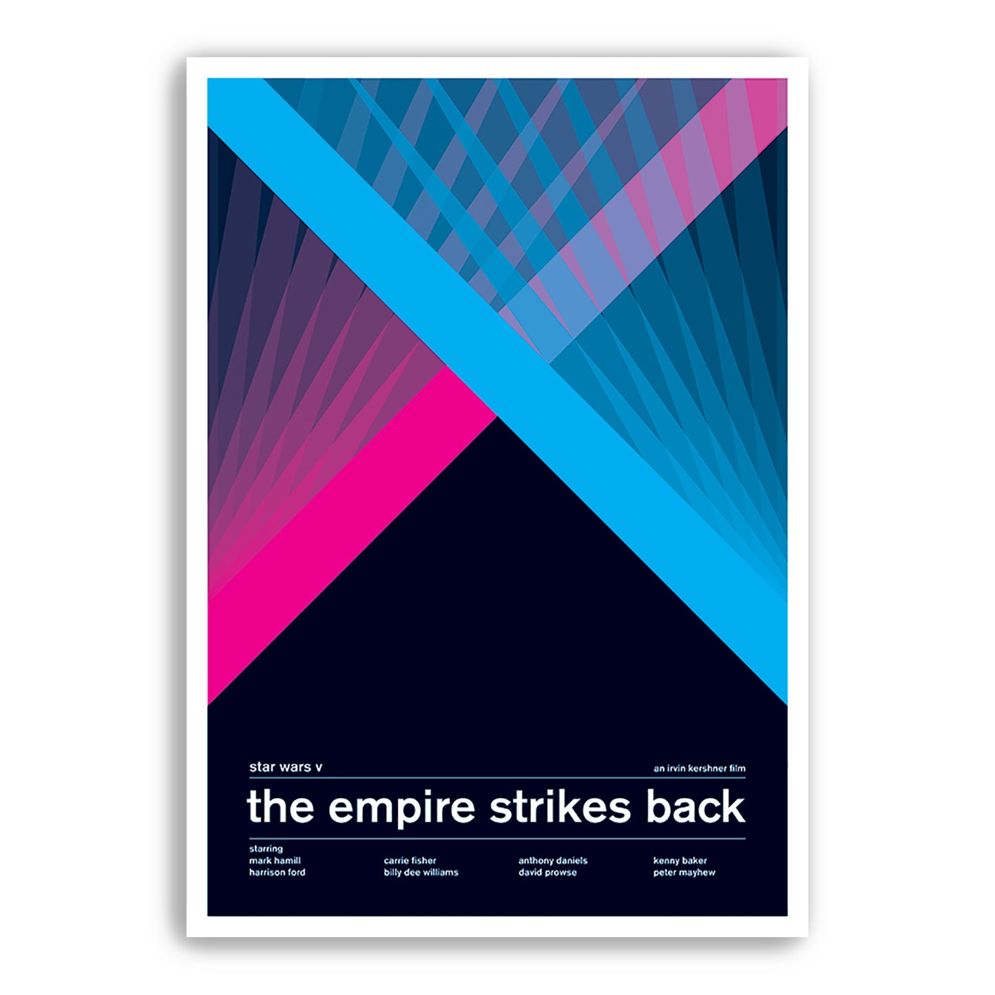 Star Wars - The Empire Strikes Back - Bright Alternative Swiss Style Poster (Various Sizes)