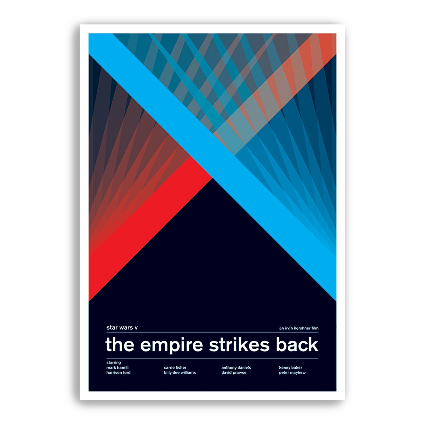 Star Wars - The Empire Strikes Back - Alternative Swiss Style Poster (Various Sizes)