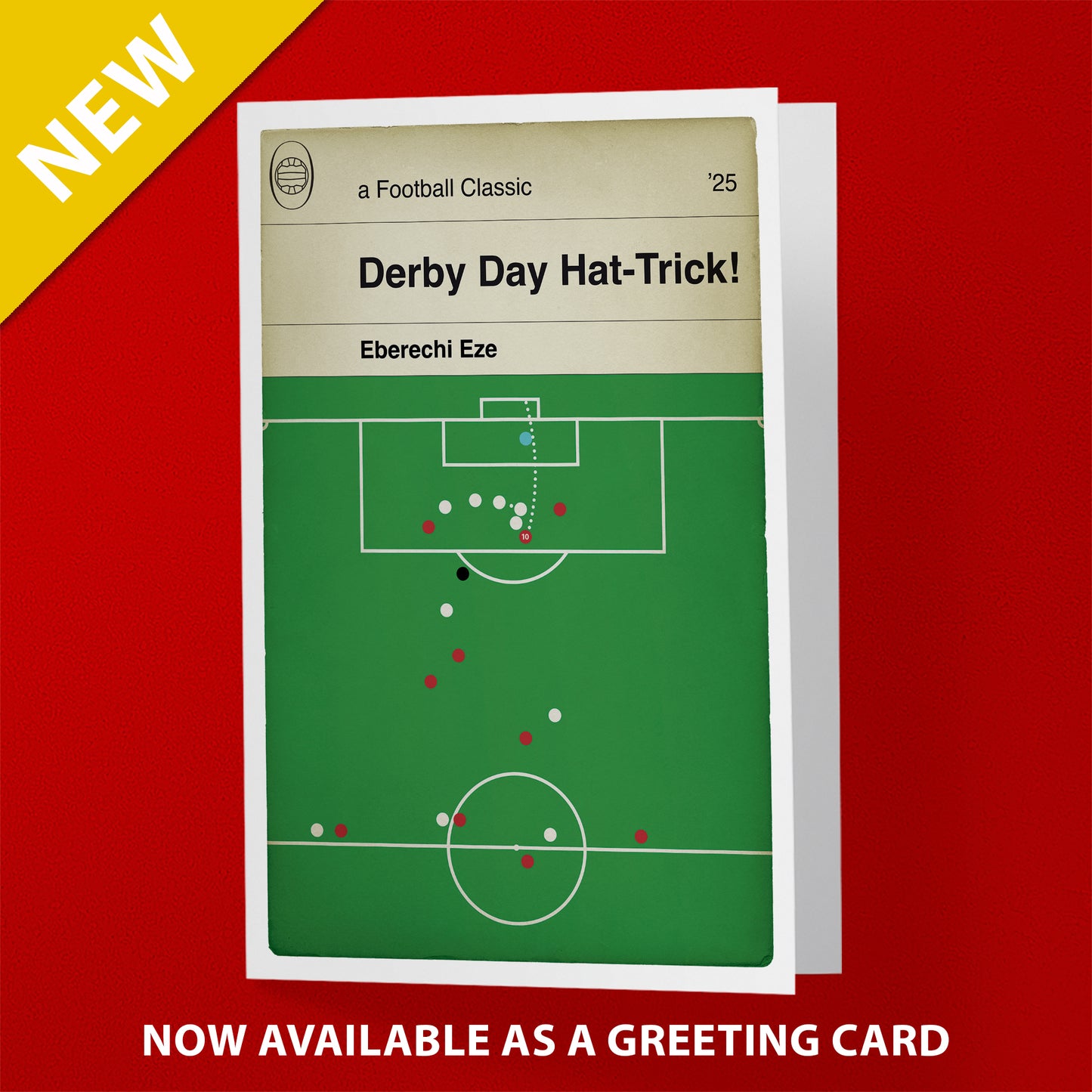 Eberechi Eze Hat-Trick Goal Poster: Arsenal 4 Spurs 1 - Premier League 2025