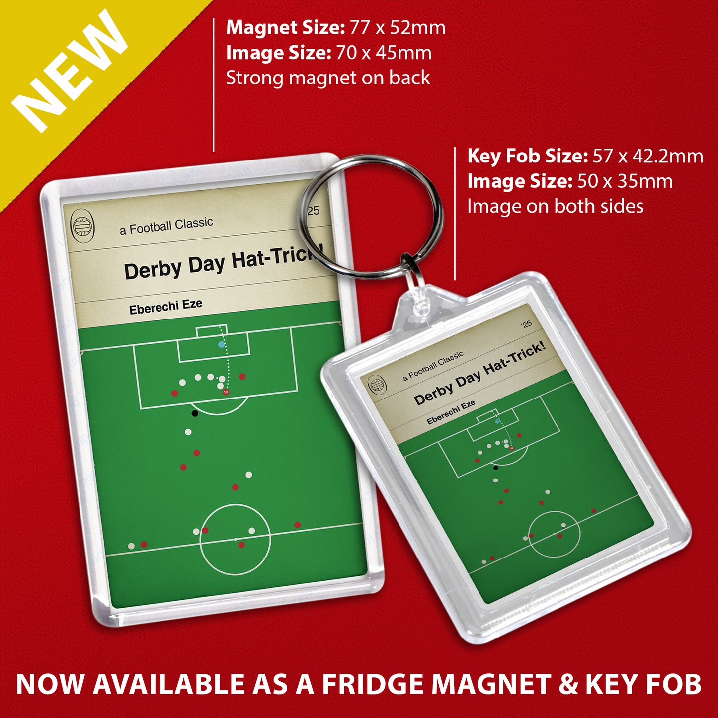 Eberechi Eze Hat-Trick Goal Poster: Arsenal 4 Spurs 1 - Premier League 2025