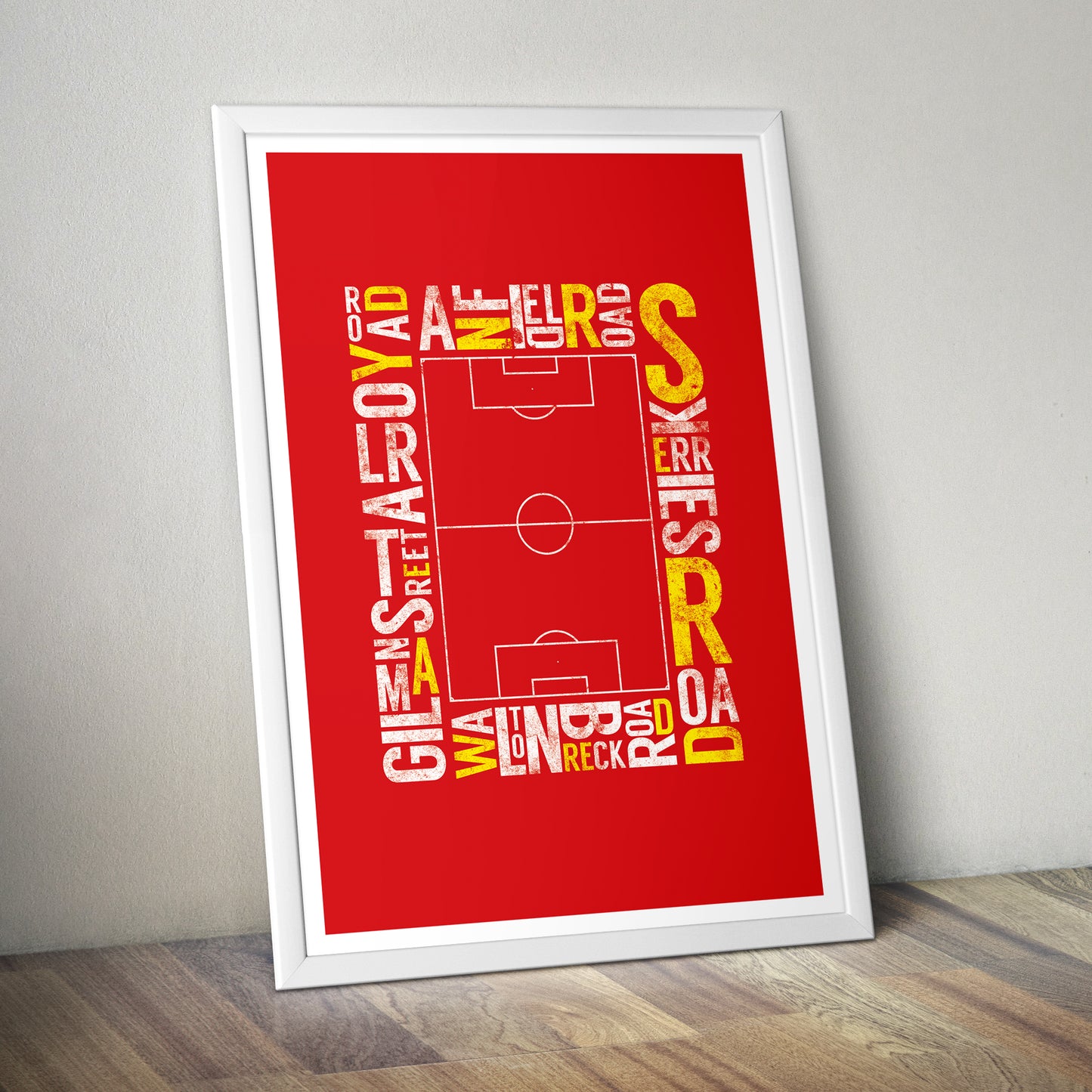 Liverpool Stadium - Road to Glory - Football Stands Poster - Anfield - The Reds - YNWA (Various Sizes)