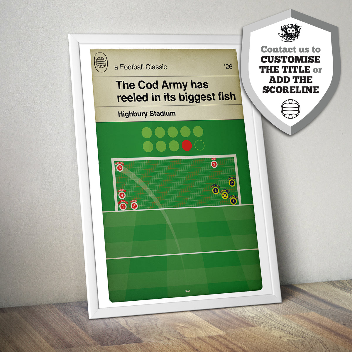 Fleetwood Town Penalty Shootout win vs Arsenal: League Cup 2026 - Football Poster