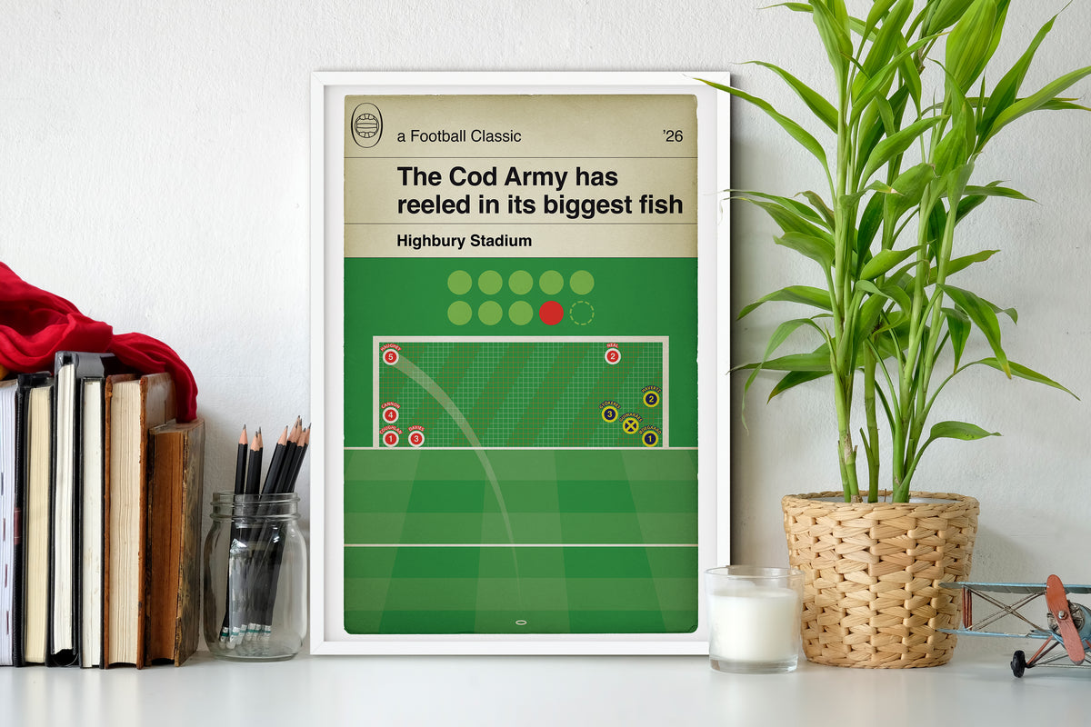 Fleetwood Town Penalty Shootout win vs Arsenal: League Cup 2026 - Football Poster