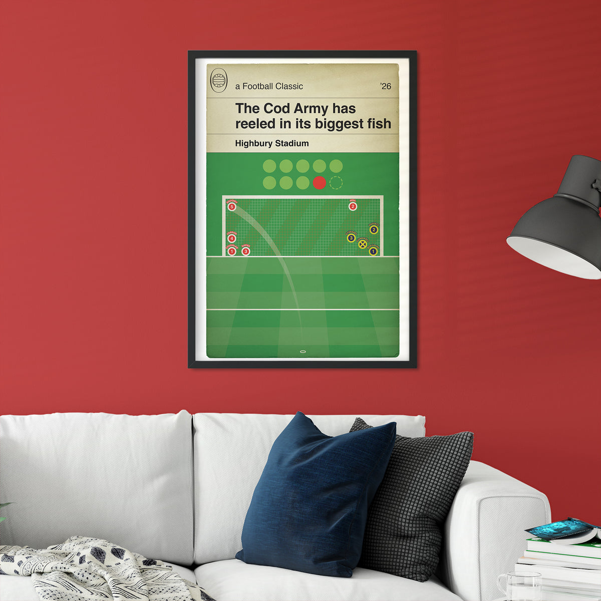 Fleetwood Town Penalty Shootout win vs Arsenal: League Cup 2026 - Football Poster