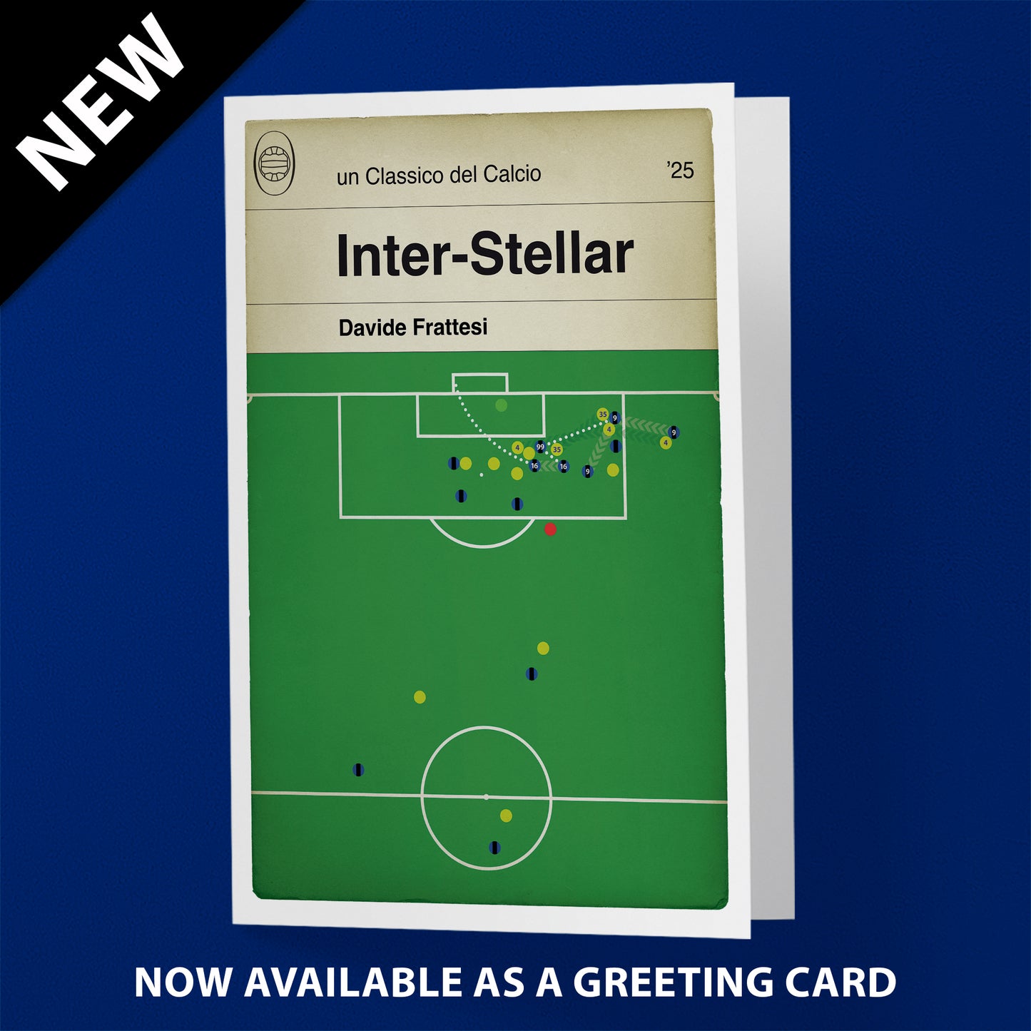 Davide Frattesi Winner - Inter Milan goal - Inter 4 Barcelona 3 - Champions League Semi-Final 2025 - Football Classic Book Cover Poster - Various Sizes