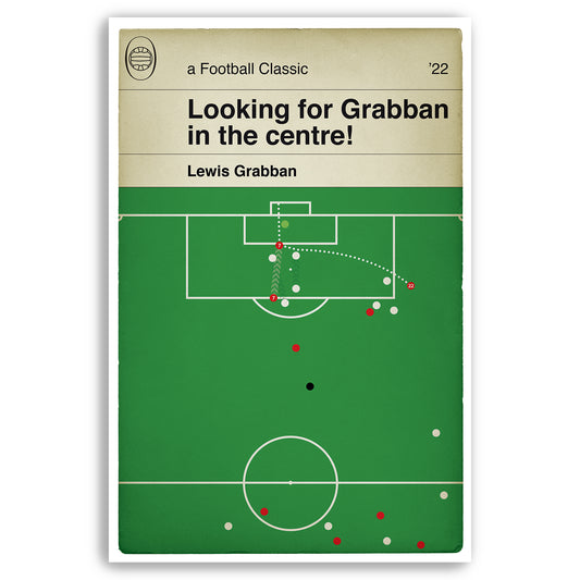 Nottingham Forest winner v Arsenal - Lewis Grabban Goal - FA Cup Third Round 2022 - Book Cover Poster - Football Gift (Various Sizes)