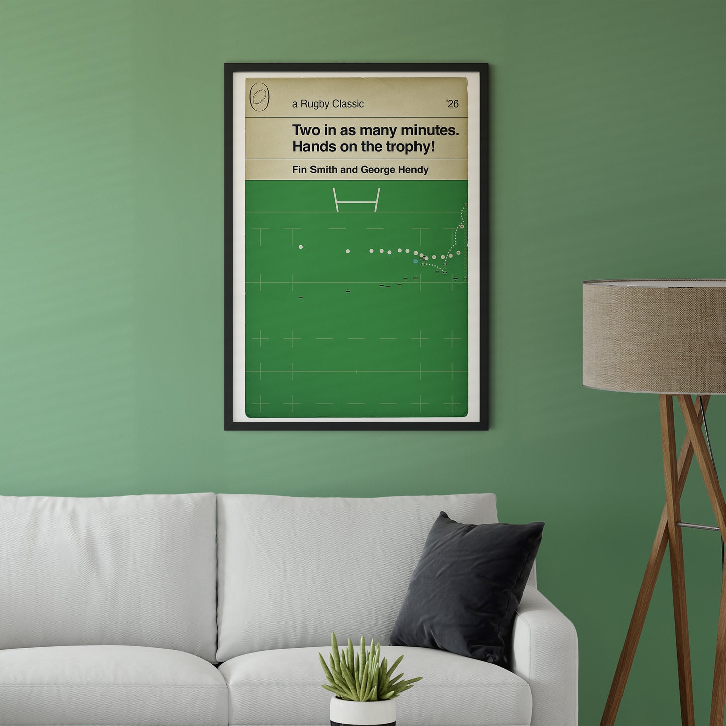 George Hendy Try – Northampton Saints v Exeter Chiefs - Premiership Final 2026 - Rugby Poster
