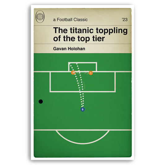 Grimsby Town Goals - Gavan Holohan Penalties - Southampton 1 Grimsby Town 2 - FA Cup Fifth Round 2023 - Book Cover Poster (Various Sizes)