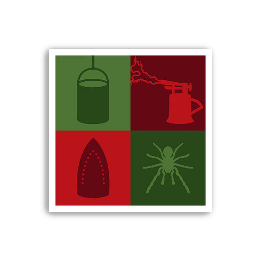 Home Alone - Are Ya Thirsty For More Booby Traps - Alternative Christmas Card (125mm Square)