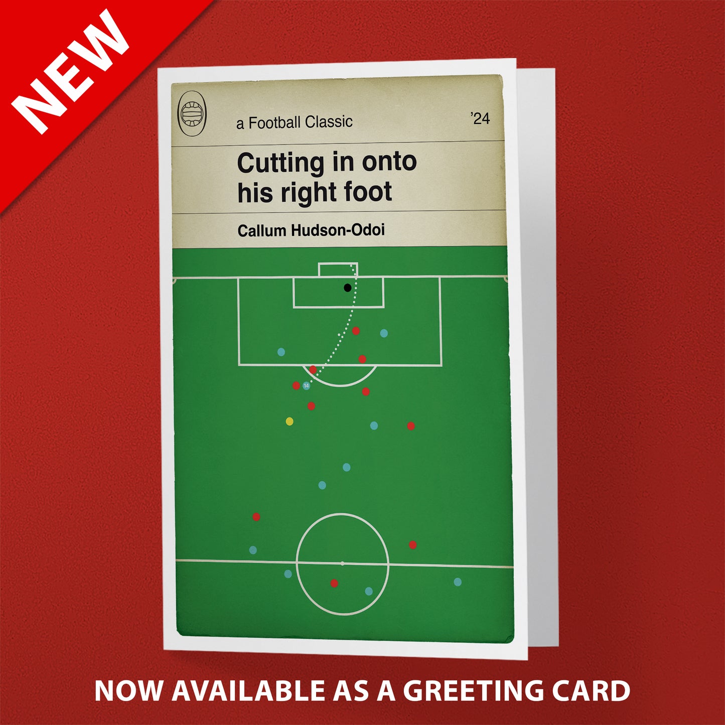 Nottingham Forest Winner - Callum Hudson-Odoi Goal - Liverpool 0 Nottingham Forest 1 - Premier League 24 - Book Cover Print (Various Sizes)