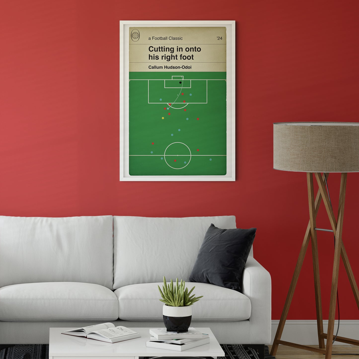 Nottingham Forest Winner - Callum Hudson-Odoi Goal - Liverpool 0 Nottingham Forest 1 - Premier League 24 - Book Cover Print (Various Sizes)