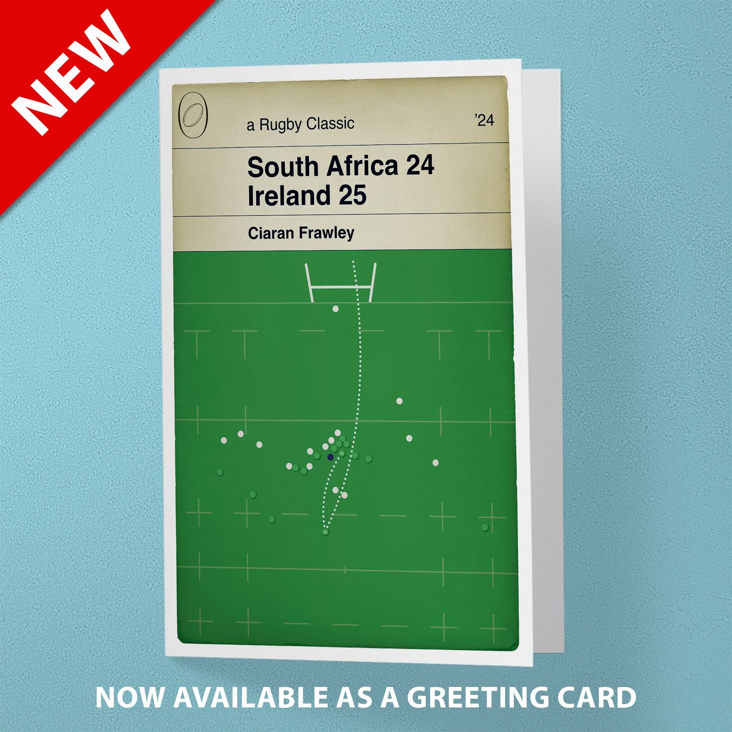 Ciaran Frawley Drop Goal - South Africa 24 Ireland 25 - Late winning kick - Rugby Test Match - Rugby Poster - Irish Gift - Various Sizes