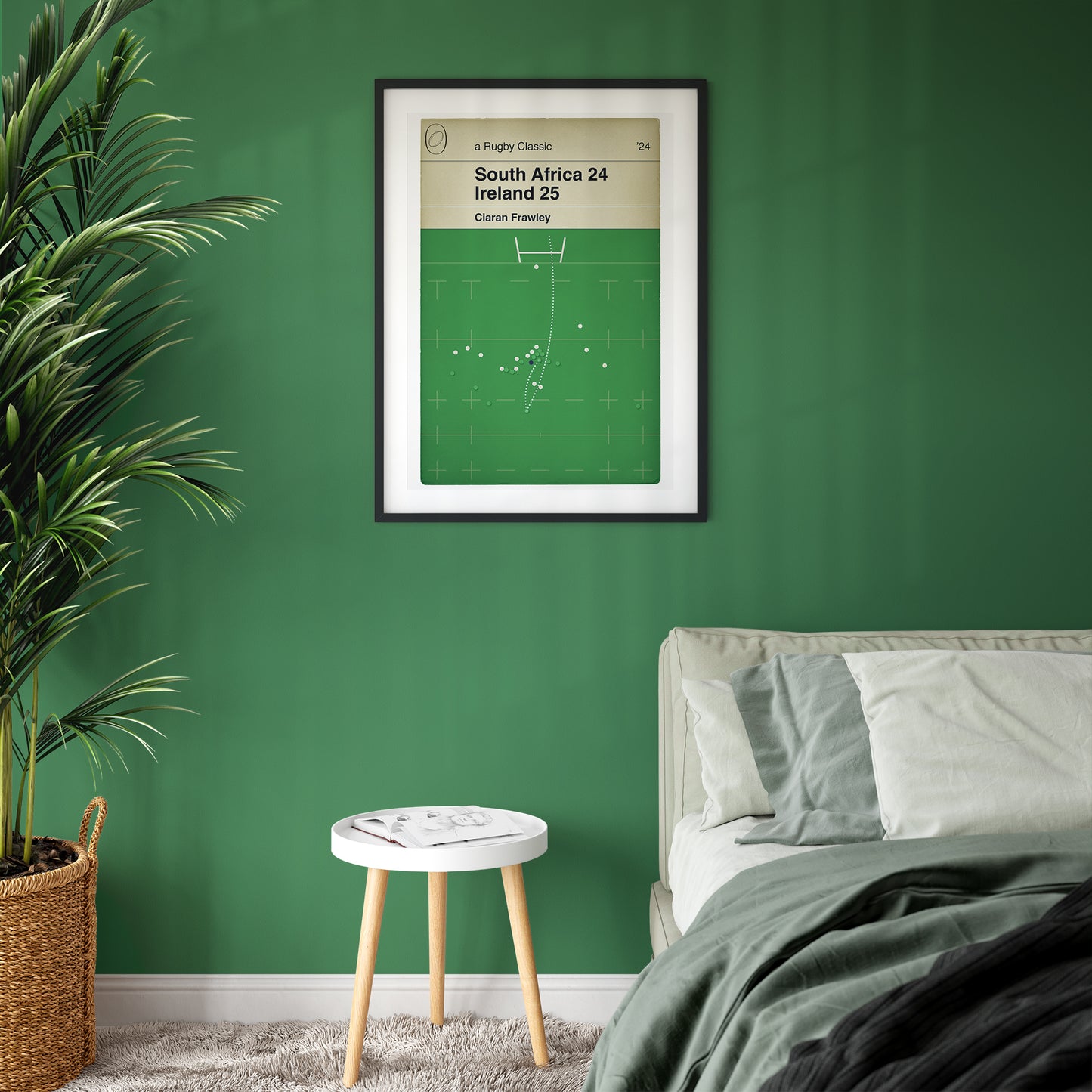 Ciaran Frawley Drop Goal - South Africa 24 Ireland 25 - Late winning kick - Rugby Test Match - Rugby Poster - Irish Gift - Various Sizes