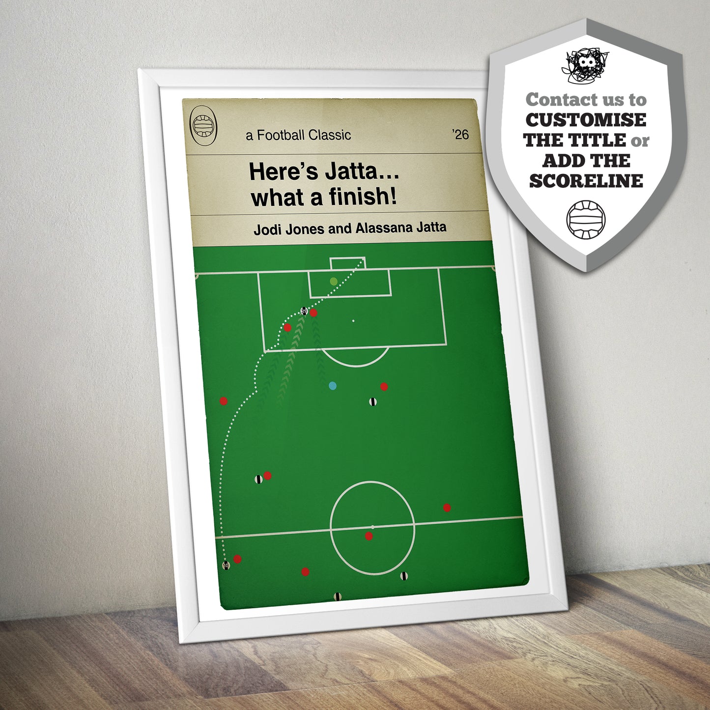 Notts County 3 Salford City 0 - League Two Play Off Final - Alassana Jatta Goal Poster