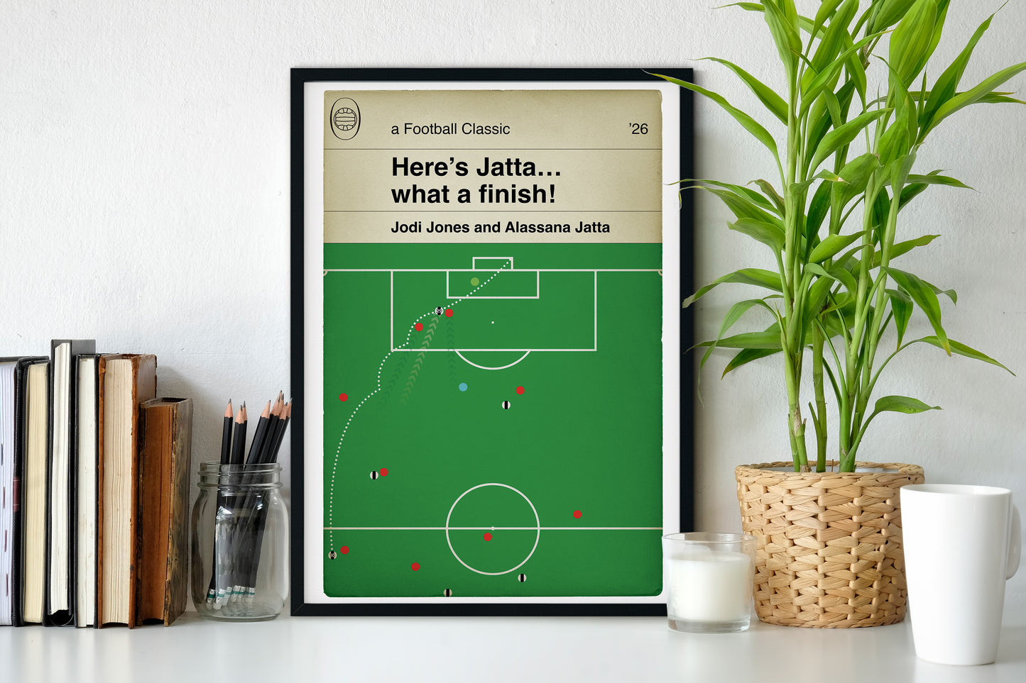 Notts County 3 Salford City 0 - League Two Play Off Final - Alassana Jatta Goal Poster