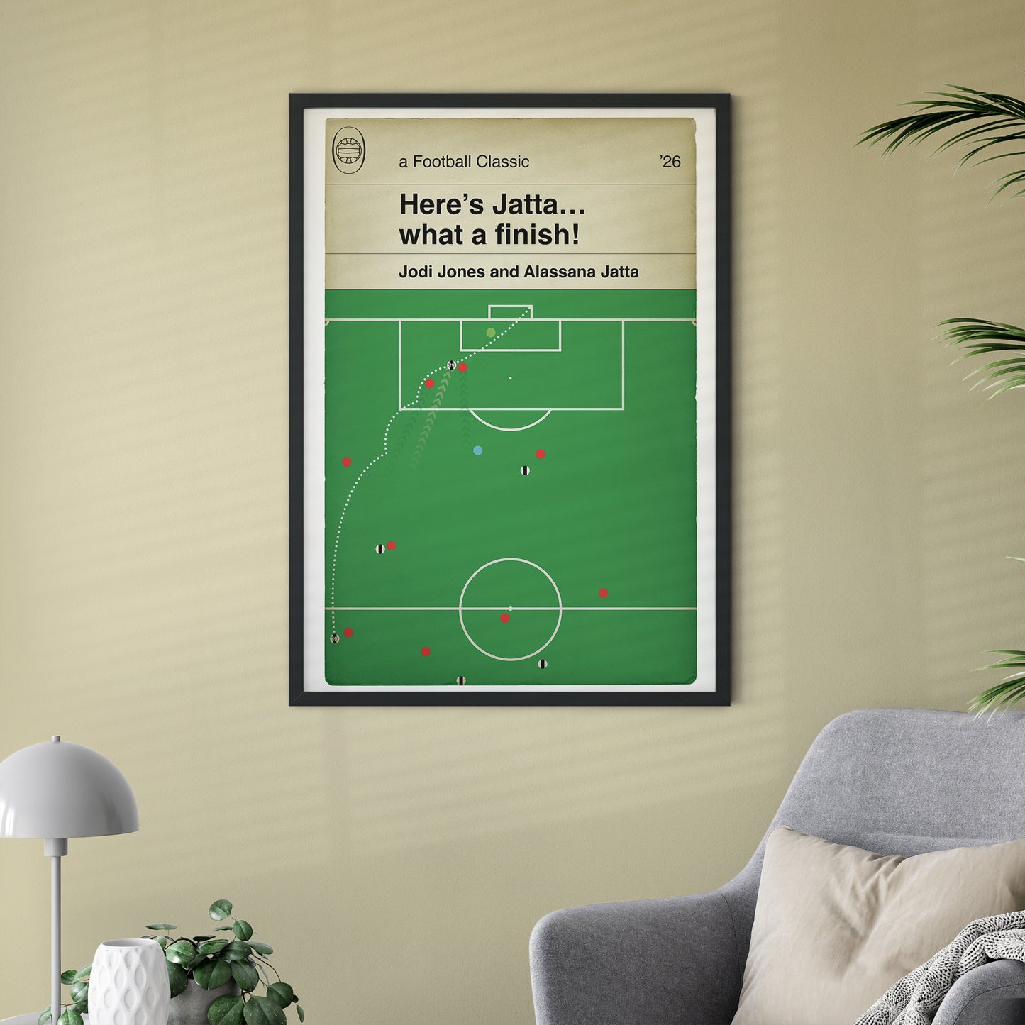 Notts County 3 Salford City 0 - League Two Play Off Final - Alassana Jatta Goal Poster