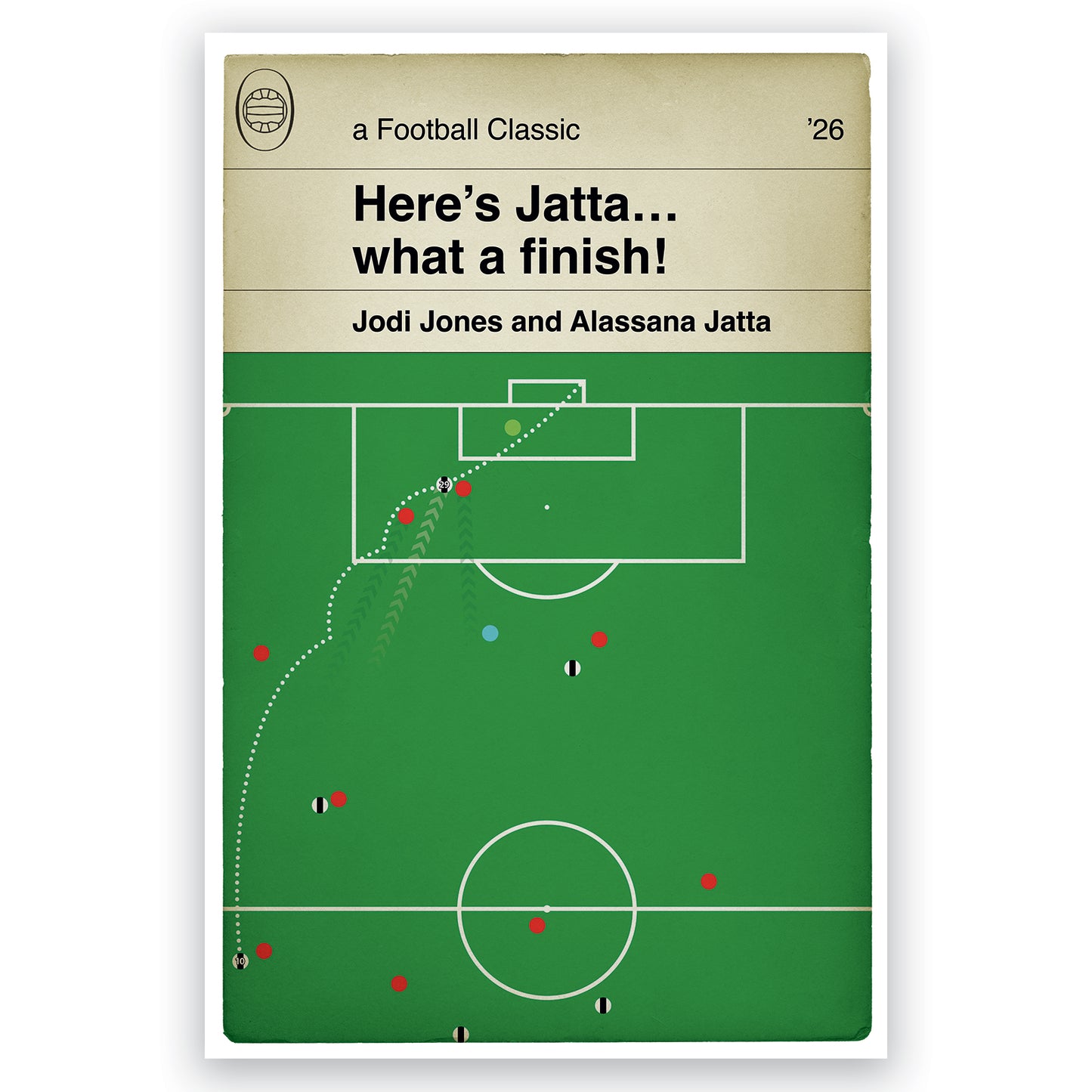 Notts County 3 Salford City 0 - League Two Play Off Final - Alassana Jatta Goal Poster