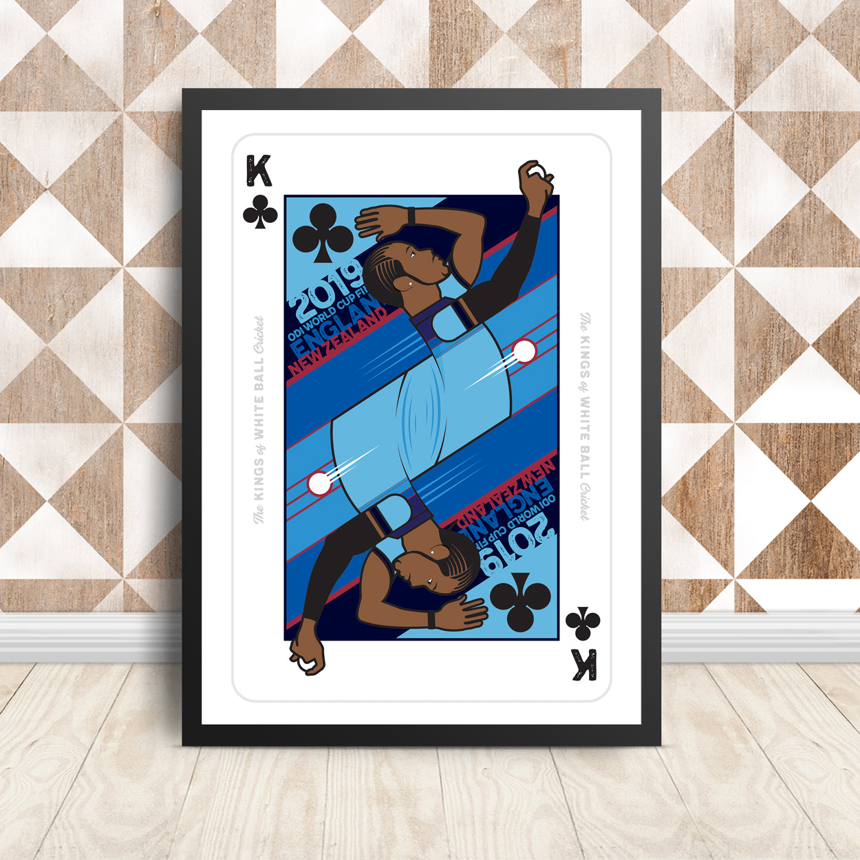 Kings of White Ball Cricket - England World Cup Winners - ODI 2019 and T20 2022 - Set of 4 Prints - Various Sizes