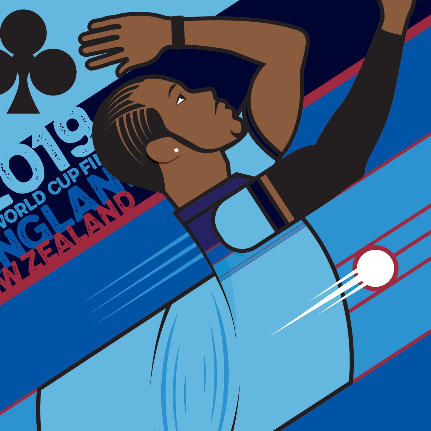 England Cricket - The Kings of White Ball Cricket - World Cup Winners - ODI World Cup 2019 and T20 World Cup 2022 - Playing Cards Poster - Various Sizes