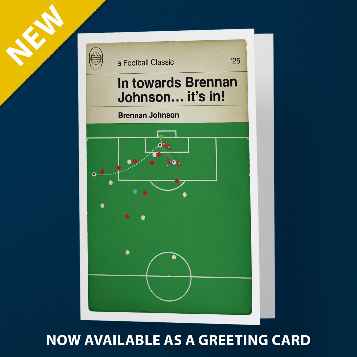 Brennan Johnson winner - Spurs 1 Man Utd 0 - Europa League Final 2025 - Tottenham Hotspur Goal - Classic Book Cover Print (Various Sizes)