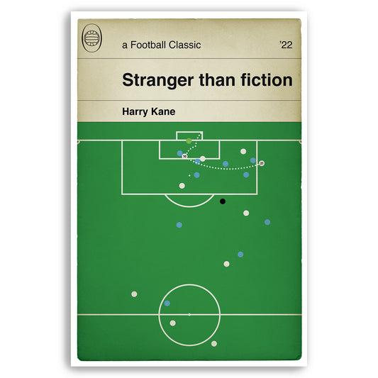 Tottenham Hotspur winner v Manchester City - Harry Kane Goal - Man City 2 Spurs 3 - Classic Book Cover Print - Football Gift (Various Sizes)