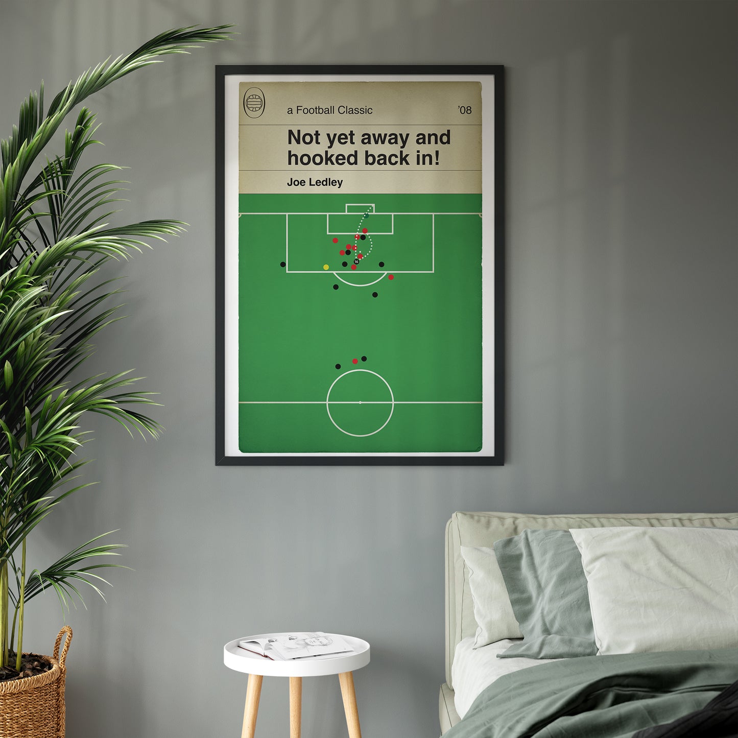 Cardiff City Winner v Barnsley - Joe Ledley Volley - FA Cup Semi-Final 2008 - Football Poster