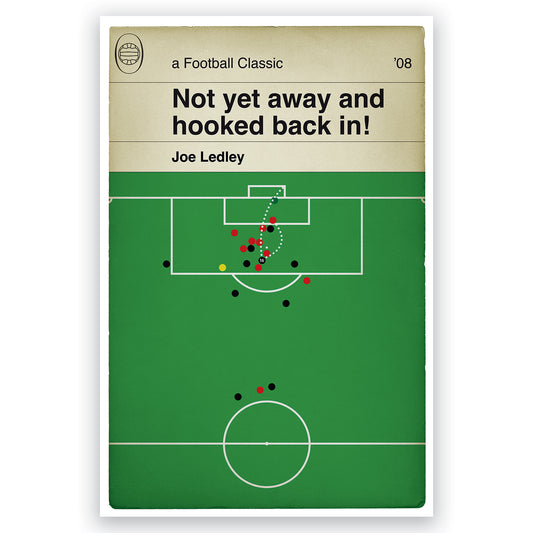 Cardiff City Winner v Barnsley - Joe Ledley Volley - FA Cup Semi-Final 2008 - Football Poster