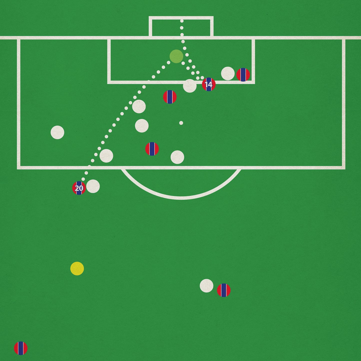 Jean-Philippe Mateta Winner - Crystal Palace 1 Rayo Vallecano - UCL Final 2026 - Goal Poster