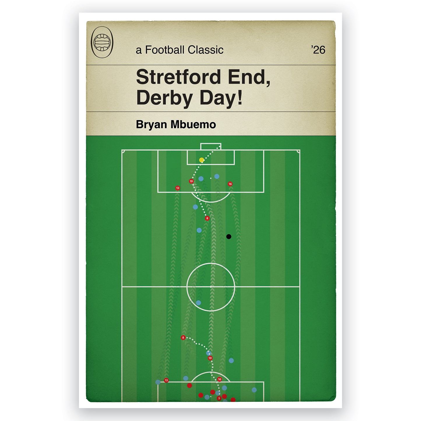 Bryan Mbuemo Goal Print: Man Utd 2 Man City 0 - Premier League 2026