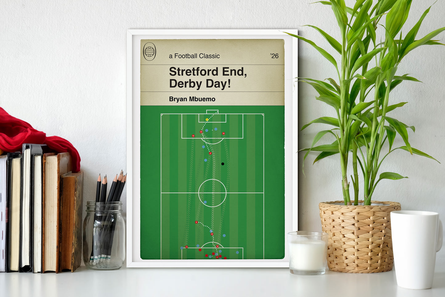 Bryan Mbuemo Goal Print: Man Utd 2 Man City 0 - Premier League 2026