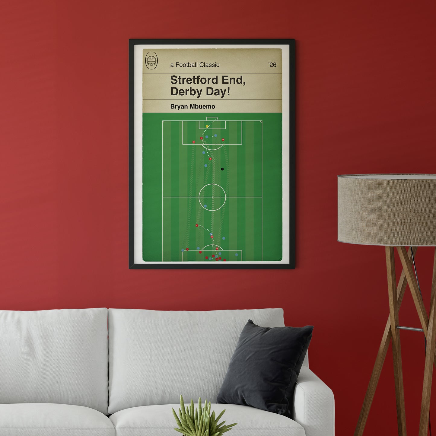 Bryan Mbuemo Goal Print: Man Utd 2 Man City 0 - Premier League 2026