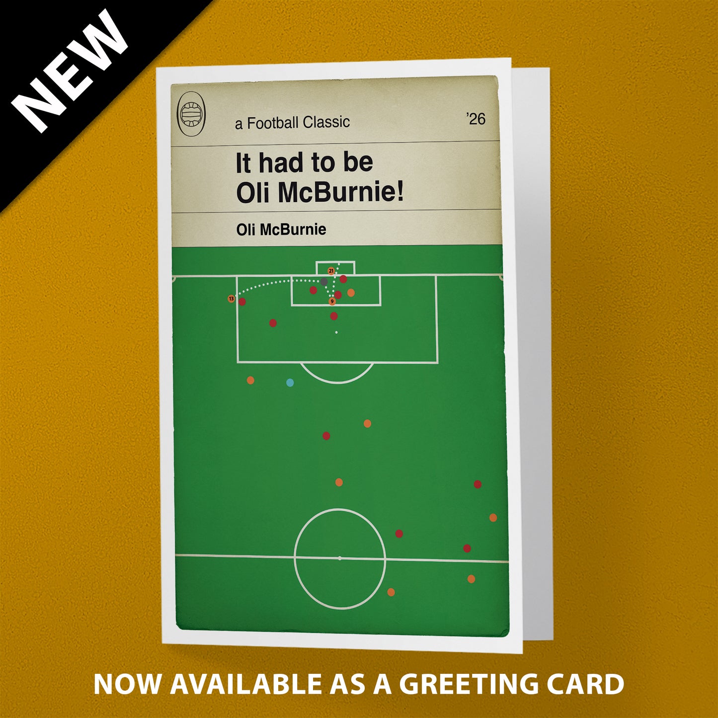 Oli McBurnie Winner - Hull City 1 Middlesbrough 0 - Play-Off Final 2026 - Goal Poster