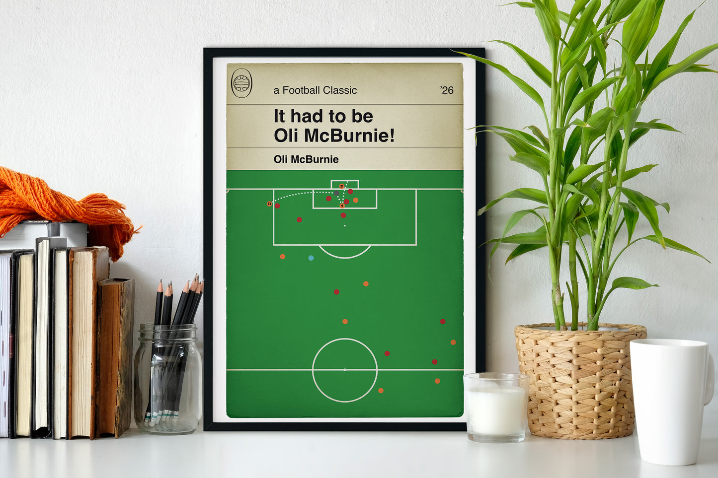 Oli McBurnie Winner - Hull City 1 Middlesbrough 0 - Play-Off Final 2026 - Goal Poster